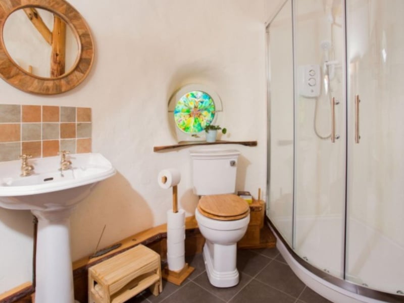 The property boasts a spacious shower room.
