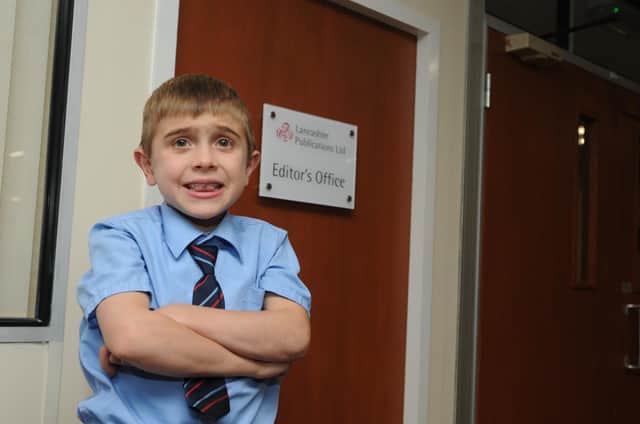 Jack Johnson was guest editor of a special edition of the Wigan Observer