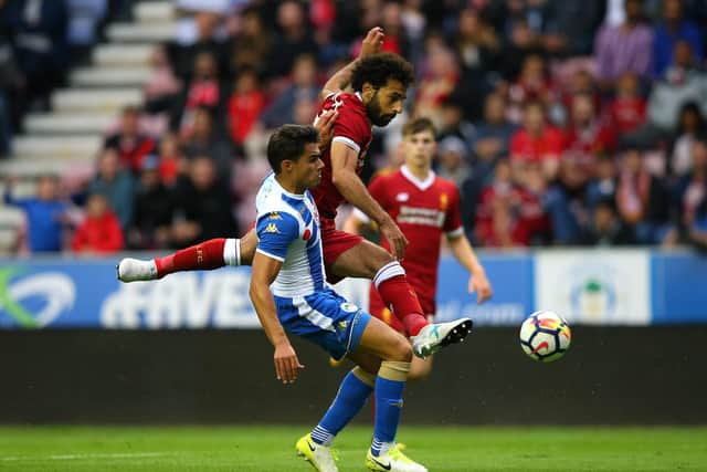 Reece James in action for Wigan (Photo by Alex Livesey/Getty Images)