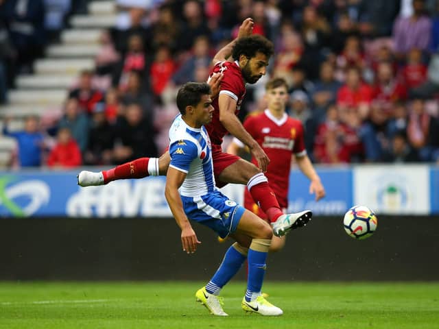 Reece James in action for Wigan (Photo by Alex Livesey/Getty Images)