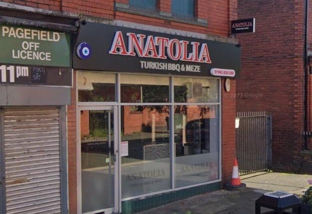 Anatolia Turkish BBQ & Meze on Park Road has a rating of 4.8 out of 5 from 75 Google reviews. Telephone 01942 820500