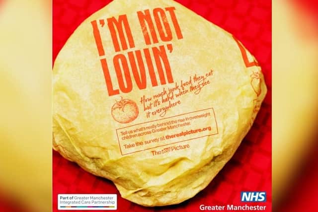The fakeaway leaflet has been designed to educate families on child obesity