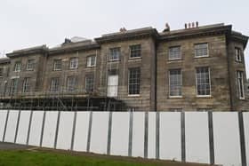 There's still a lot of work to do at Haigh Hall but from the outside at least it is looking its own self again - albeit smarter