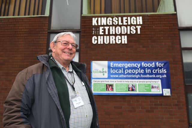 The food bank based at Kingsleigh Methodist Church, Leigh. David Hughes.