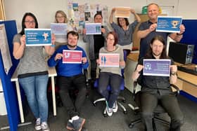 Volunteers at Citizens Advice Bureau in Wigan.