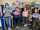 Volunteers at Citizens Advice Bureau in Wigan.
