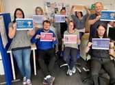 Volunteers at Citizens Advice Bureau in Wigan.
