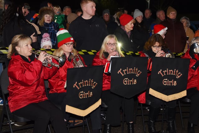 Trinity Girls band plays