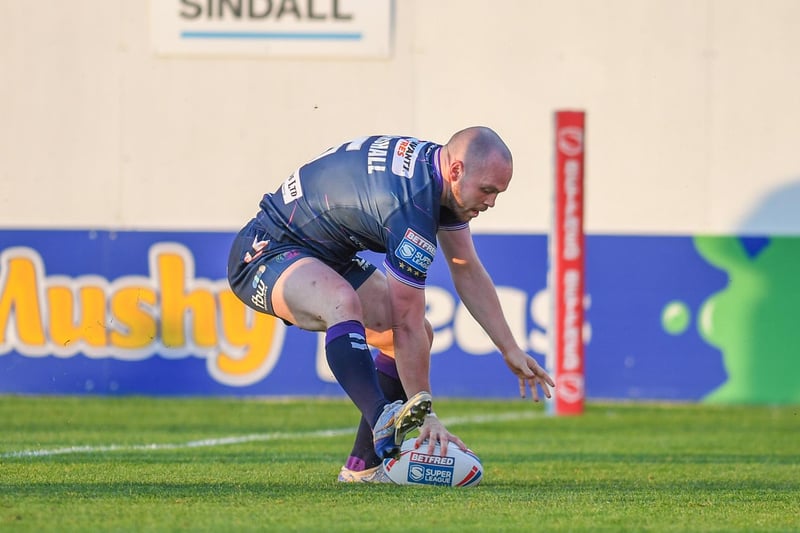 Liam Marshall crossed for a try in the loss at Belle Vue.
