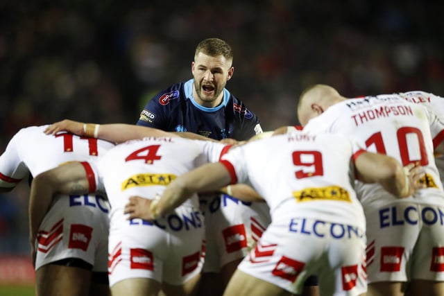 Wigan Warriors' Zak Hardaker during the Betfred Super League match at the Totally Wicked Stadium, St Helens. PRESS ASSOCIATION Photo. Picture date: Thursday January 31, 2019. See PA story RUGBYL St Helens. Photo credit: Martin Rickett/PA Wire.