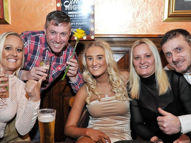 Sharon Galvin, Peter Wareing, Shannon Galvin, Alison Tomlinson and Shaun Galvin