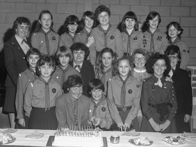 Ashton Girl Guides celebrate a birthday