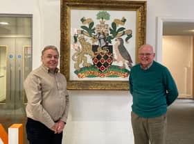 Coun Ron Conway and Terry Wynn