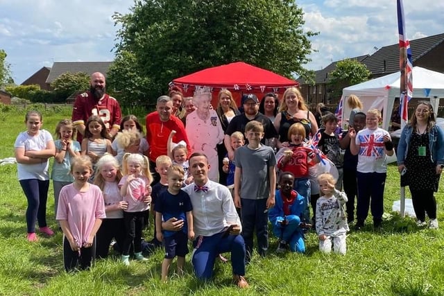 On Friday June 3, residents held a jubilee community fun day on Belle Green Lane in Ince, Wigan.