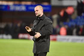 Shaun Maloney thanks the travelling Latics fans after the game