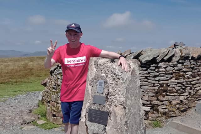 William hopes to beat his time of under eight hours