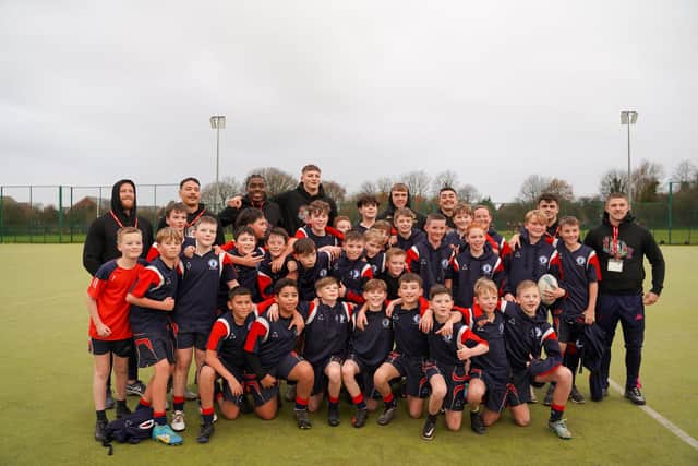 Wigan Warriors delivered a session at Standish Community High School earlier this month
