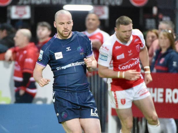 The game between Hull KR and Wigan Warriors was briefly suspended