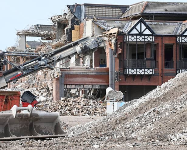 Rather more delicate excavations will be taking place on the site of the former Galleries than there has been of late