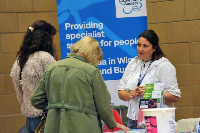 Various stalls were set up to provide information