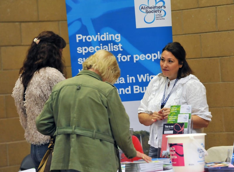 Various stalls were set up to provide information