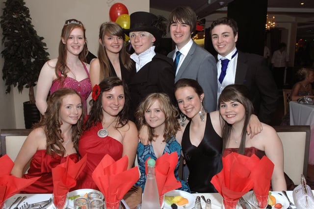 St John Fisher Catholic High School Leavers Ball, Holland Hall Hotel.
Rear;  Rebecca Williams, Grace Turner, Reggie Doherty, Daniel Hayes and Sam Nelson.  Front;  Megan Rigby, Elizabeth Brady, Emily Foster, Emma Atherton and Claire Linford.