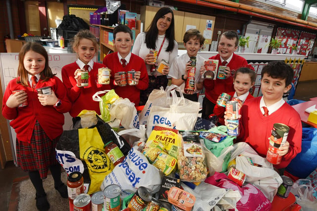 Celebrating ‘love your community week’ - staff and pupils donated tins and food to help support The Brick charity and were overwhelmed with the generosity of families in support of this local charity.