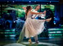 Graziano Di Prima and Kym Marsh during the live show of Strictly Come Dancing