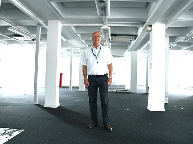 Leader of Wigan Council, Coun David Molyneux at The Civic Centre.