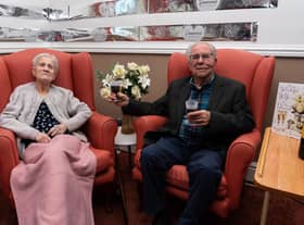 Margaret and Ron Hepplestone celebrate their 60th wedding anniversary
