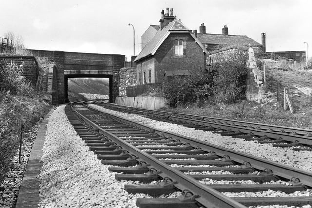 Whelley Station in April 1967 when it was still in use as a goods station.