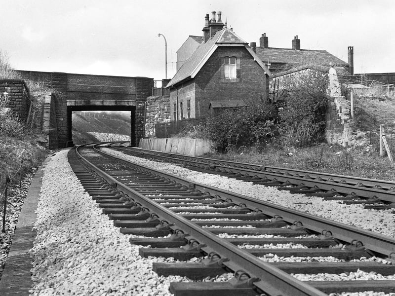 Whelley Station in April 1967 when it was still in use as a goods station.
