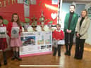 OneMedical Property representatives meet the winners of their Aspull Health and Wellbeing competition