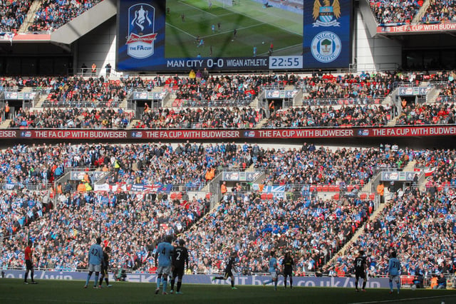 FA Cup final 2013 at Wembley  - Wigan Athletic v Manchester City