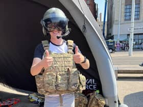 Luke Marsden at Blackpool Air Show