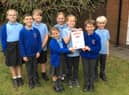 Puplis of All Saints CE School with their Bronze Award