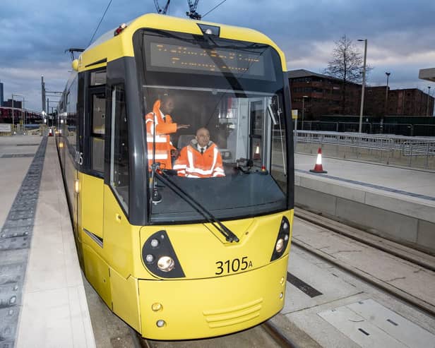 A Metrolink tram in Manchester. Could one be coming to Wigan soon?