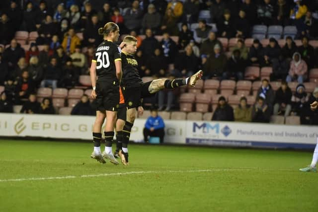 It could have been so different for Latics had this volley from James McClean found the top corner and not the woodwork