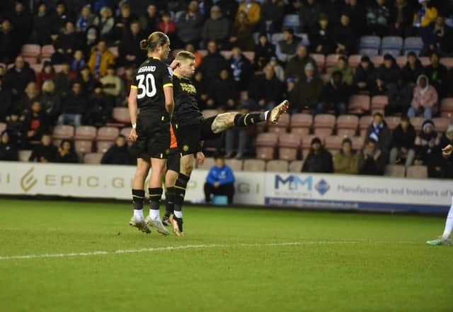 It could have been so different for Latics had this volley from James McClean found the top corner and not the woodwork