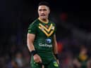 Valentine Holmes and Australia are in World Cup final action on Saturday (Photo by Gareth Copley/Getty Images)