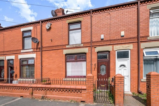 This 2 bed terraced on Engineer Street in Wigan is for sale for £72,000