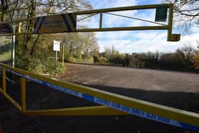 The car park at Orrell Water Park