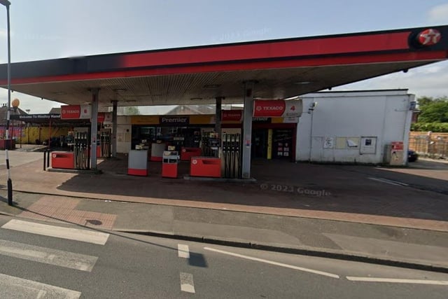 Petrol costs 139.9p at Texaco's Hindley Service Station, on Atherton Road, Hindley