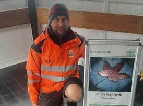 Chris Scaldwell promotes his exhibition