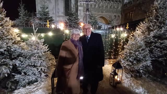 Terry and Pat Daly Westminster Abbey