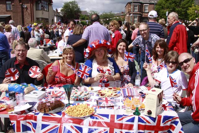 A flashback to The Queen's Golden Jubilee in 2012: St Michael and All Angels street party in Earl Street, Swinley