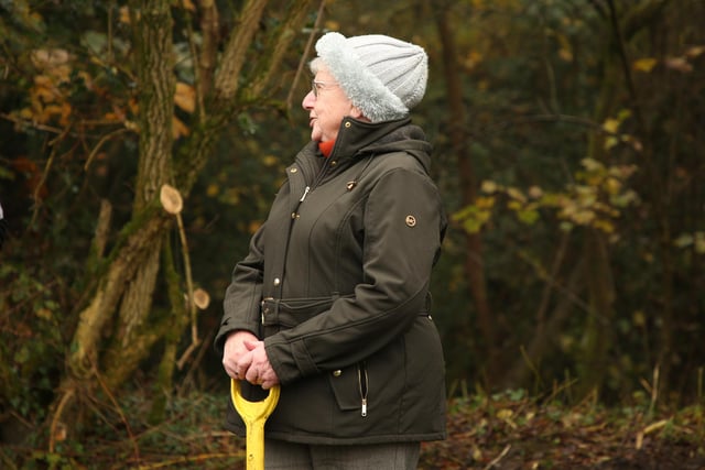 Borsdane Wood and Rayner Park Friends Group were joined by pupils from Castle Hill St Philip's CE Primary School and members of the community at a celebration tree planting event at Rayner Park, Hindley. The 100th anniversary since the council first planted 900 trees in Rayner Park in 1924.