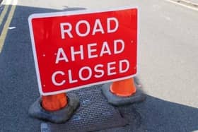 Five of the road closures are expected to cause moderate delays