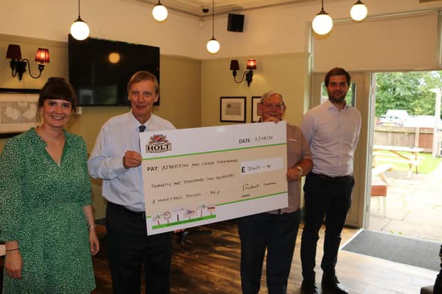Joseph Holt brewery have donated collections from customers to support the Atherton & Leigh Foodbank.