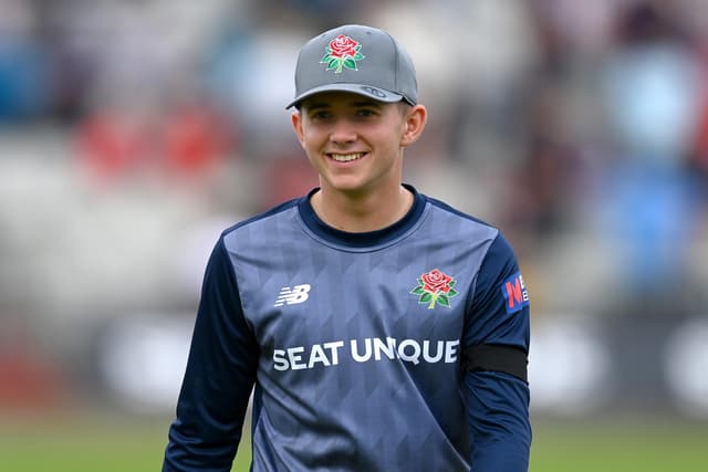 Wigan's Matty Hurst writes his name into the record books with Lancashire